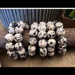 Chunky Wood Beaded Bracelets